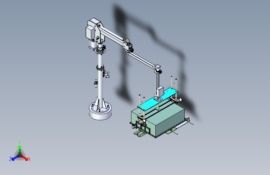 电控柜的助力机械手搬运