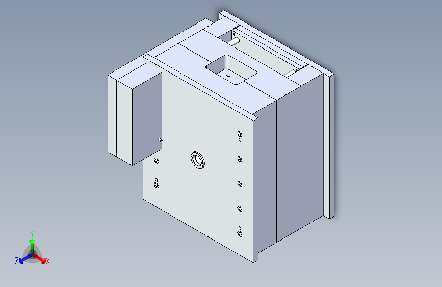 电脑显示器后壳模具设计