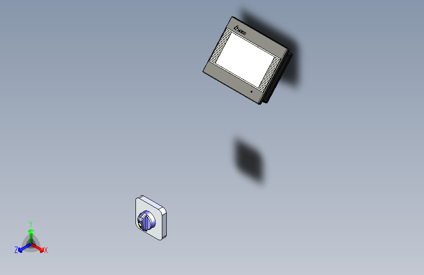 电气控制柜三维模型3D
