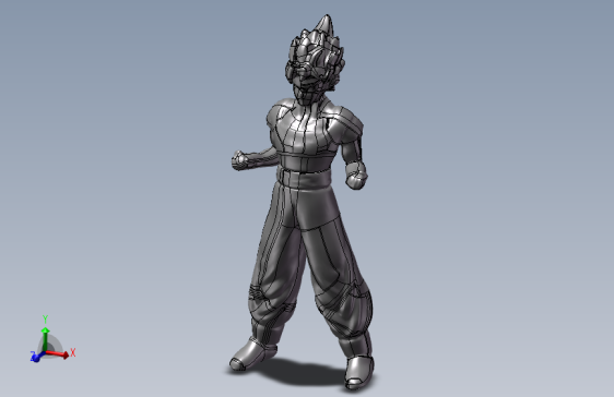 七龙珠孙悟空曲面模型 =559591=80