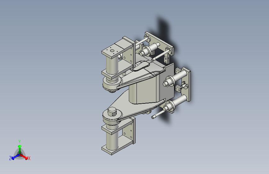 动臂前头液压组焊工装