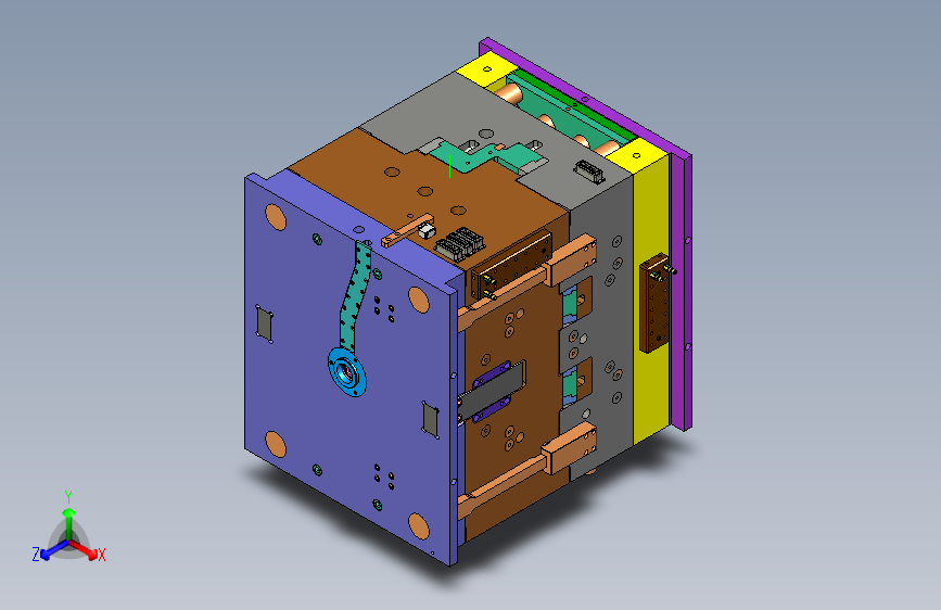 汽车车灯底壳注塑模具=451640=85