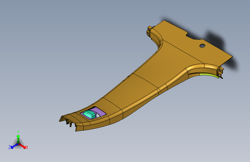 汽车内饰B柱模型=781946=10
