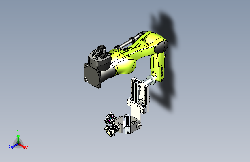 发动机缸盖机器人抓具设计