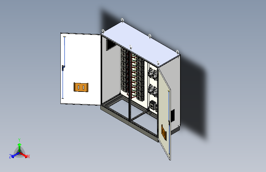 仿威图刀开关630A竖装电源柜