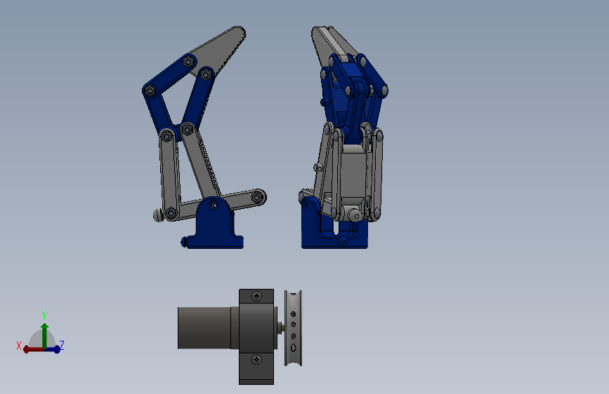 欠驱动苹果采摘末端执行器设计 机械手设计[含三维SW图]=393944=750