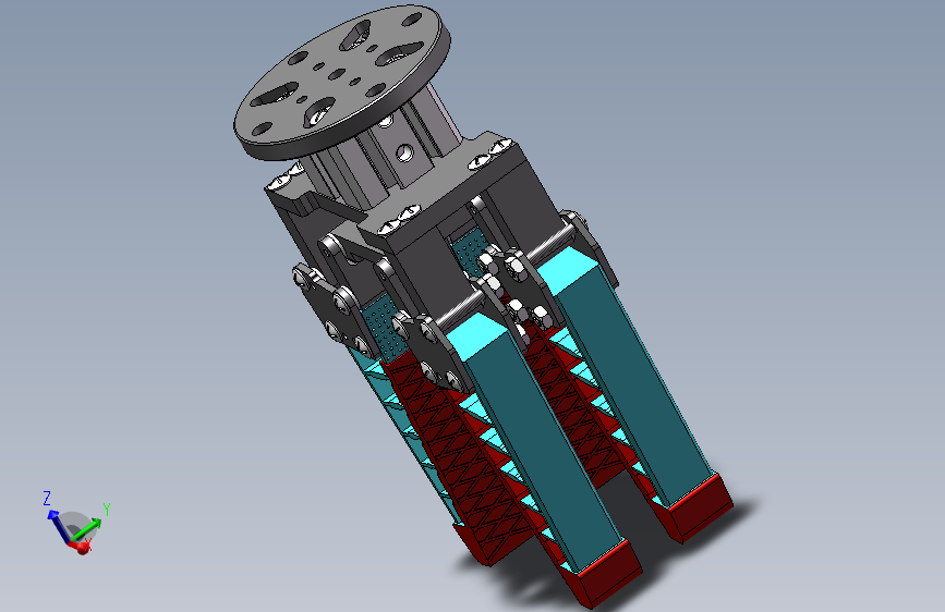 柔性仿生四爪手机械夹爪手 =1427675=40