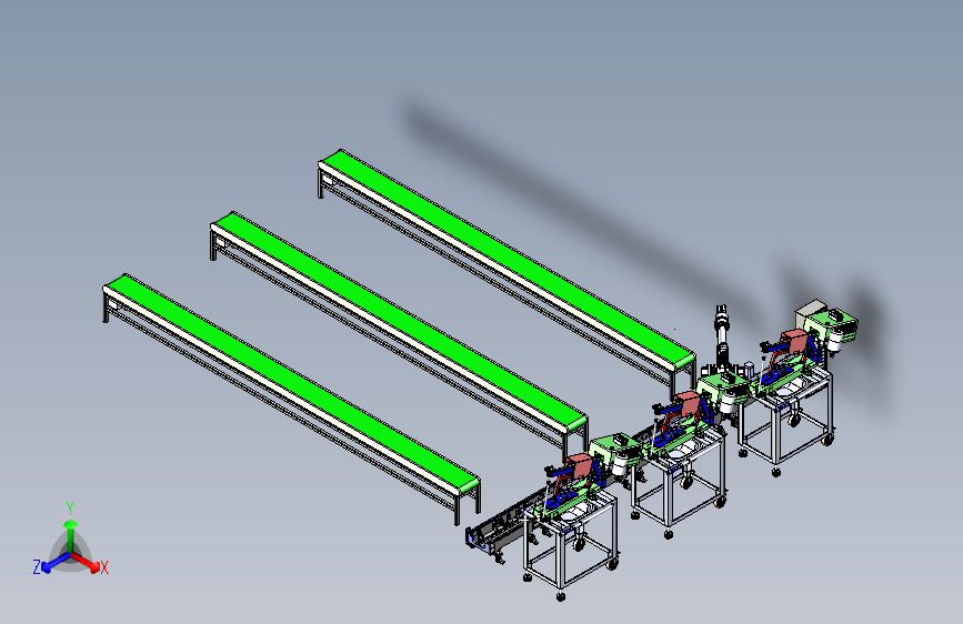 管材自动锯切设备模拟