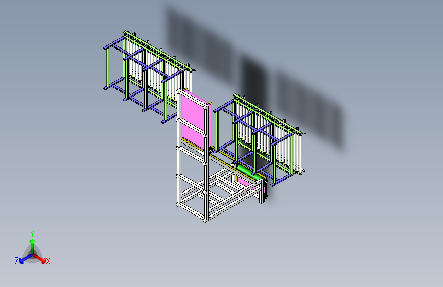 滚筒与皮带混合输送线设计