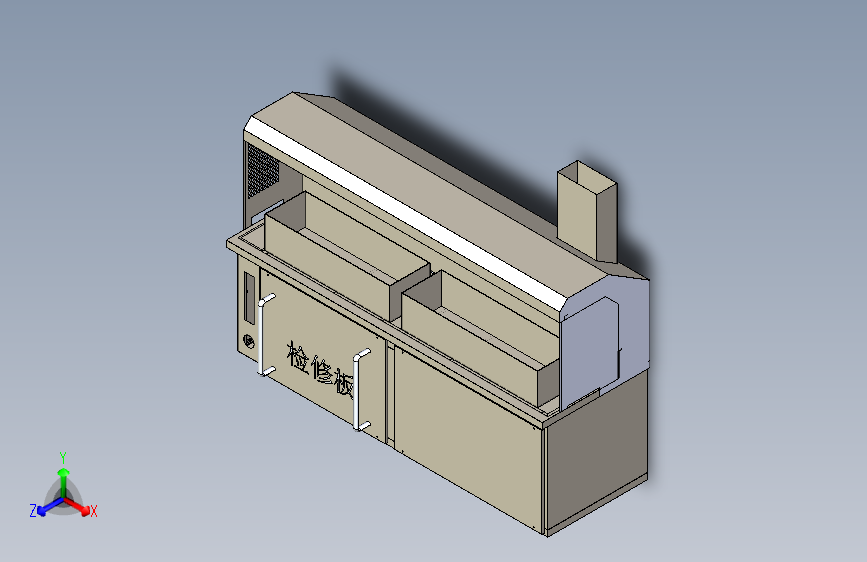 户外可移动无烟烧烤机