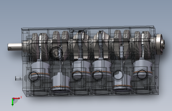 发动机曲轴连杆模型=633491=120