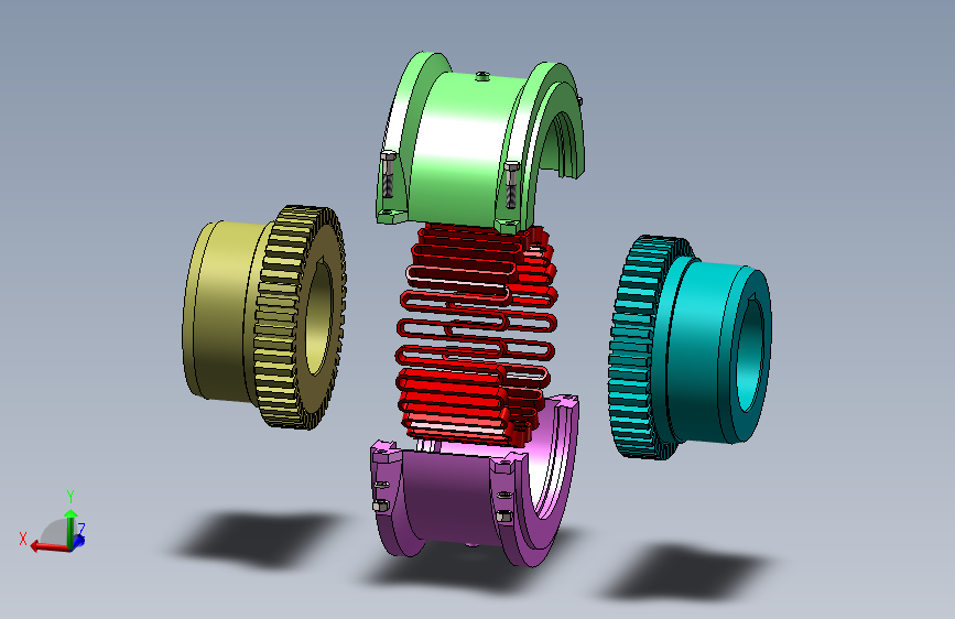 蛇形弹簧联轴器=247939=30