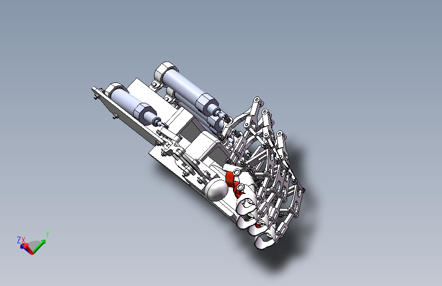 手部康复机器人外骨骼拇指机构=1580568=350