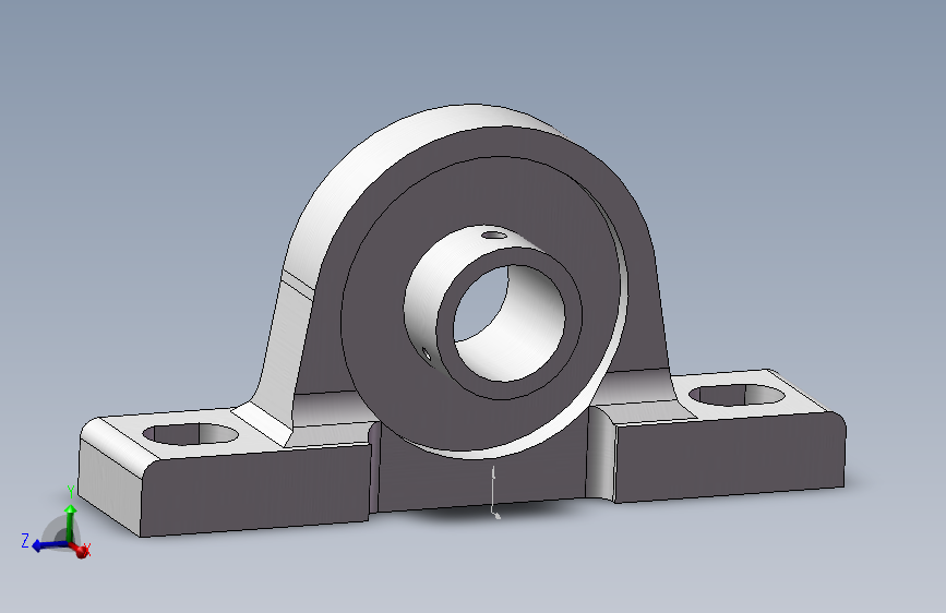立式座简易型铸铁制带座外球面轴承[BURTM20]