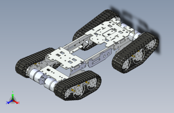 四胎面钢筋混凝土坦克底盘=1055323=0