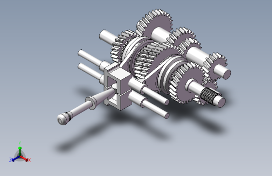 四速变速箱内部组件模型=282782=10