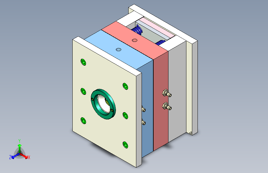 塑料仪表盖注塑模具设计图纸(直径70)=1073019=250