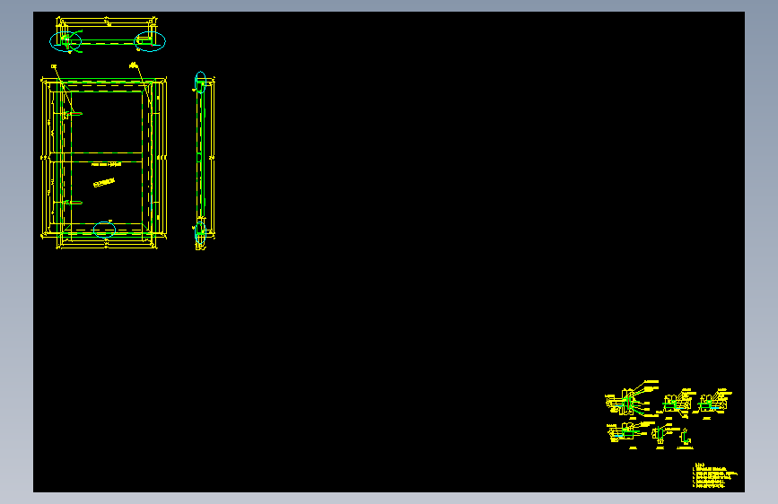 通用检修平台爬梯门=454083=50