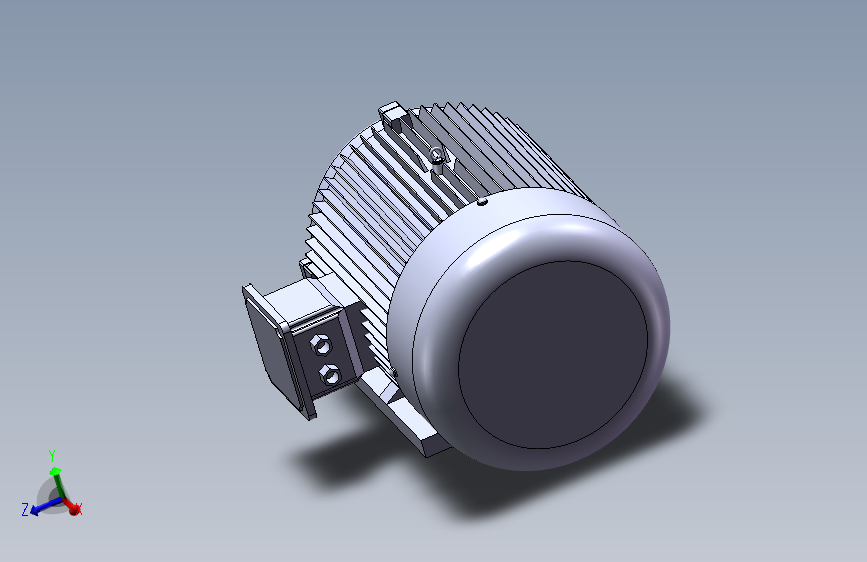 带底脚无凸缘电机90L