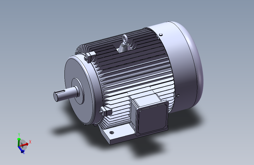 带底脚无凸缘电机112M
