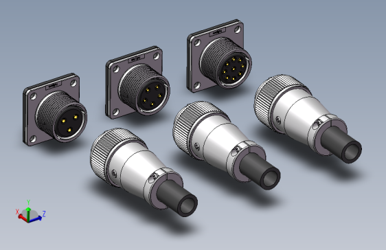 威浦航空插头WS16方座+插头=613461=20