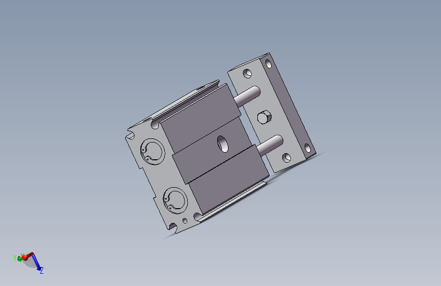 CXSJ系列双联气缸（紧凑型）[CXSJM20-50]