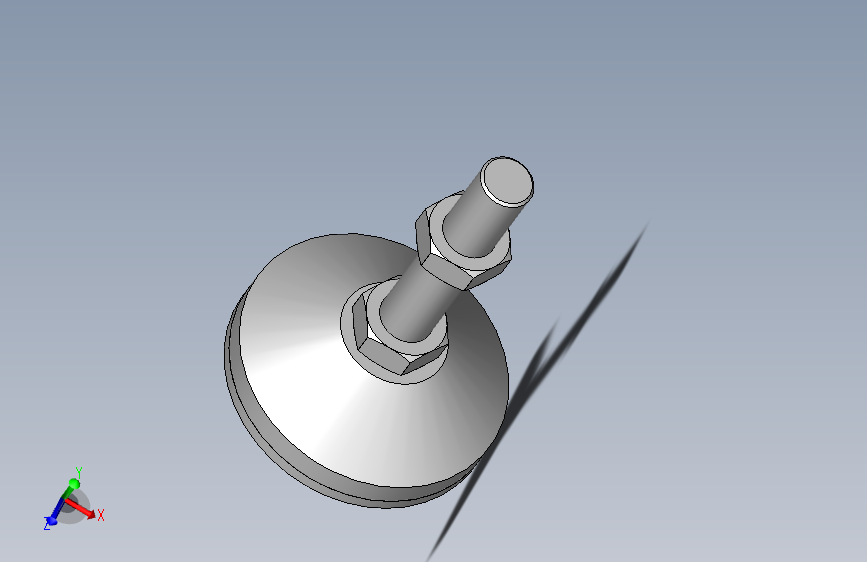 豪华镀锌碳钢TPU重型调整脚盘调节脚固定蹄脚脚杯脚垫100 M20 100