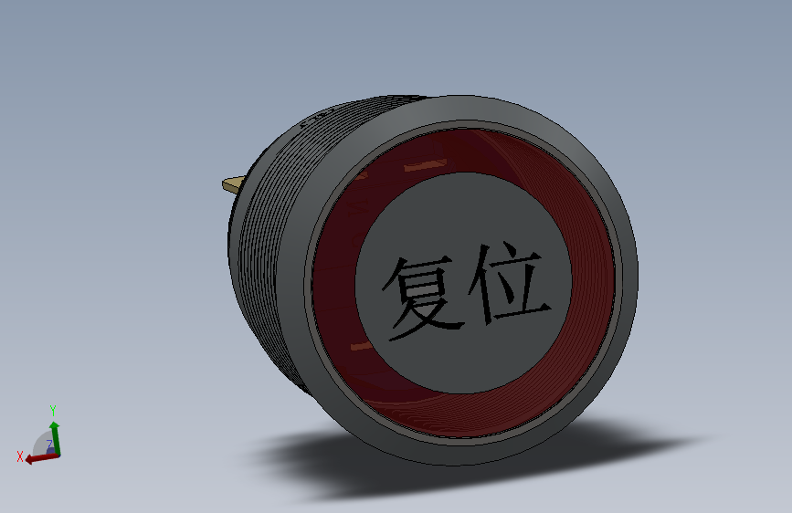 复位金属按钮-a22