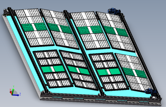 屋顶光伏板折叠与展开机构=1601214=200