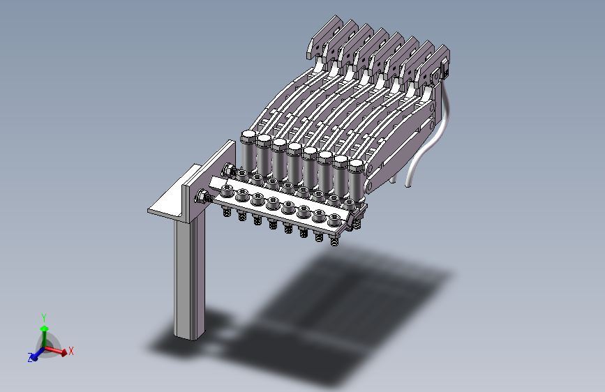 无接缝安全滑触线八级集电器=837103=100