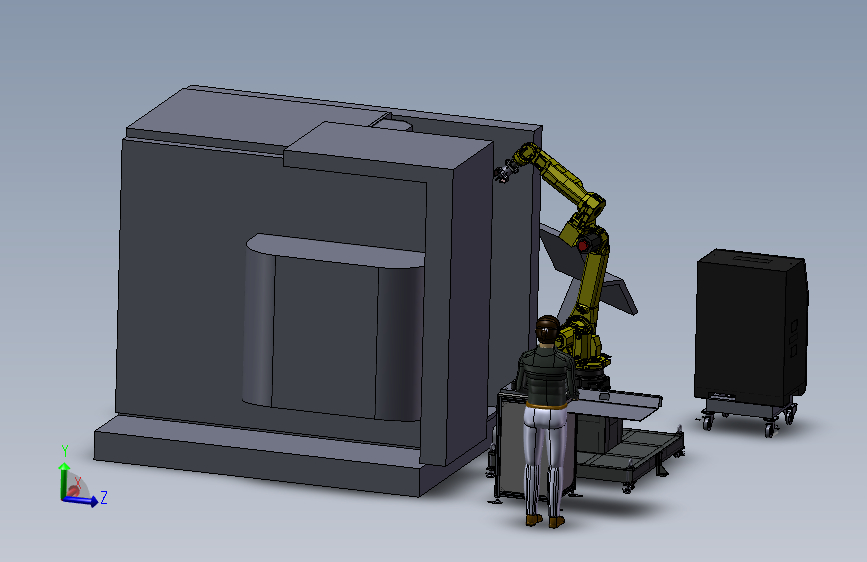 五轴加工中心机械手上下料=1403498=150