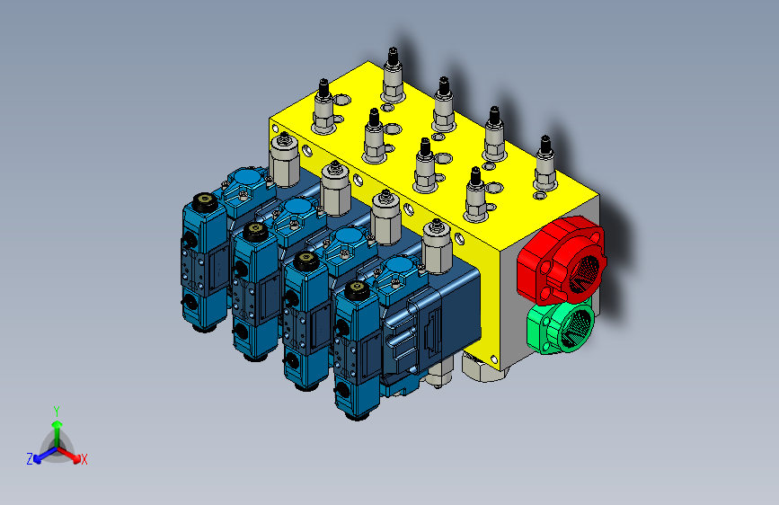 液压阀块组模型=253093=30