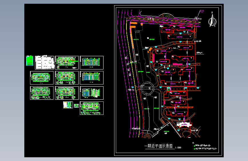 一梯三户两单元6+1阁楼层住宅楼建施=1342896=75