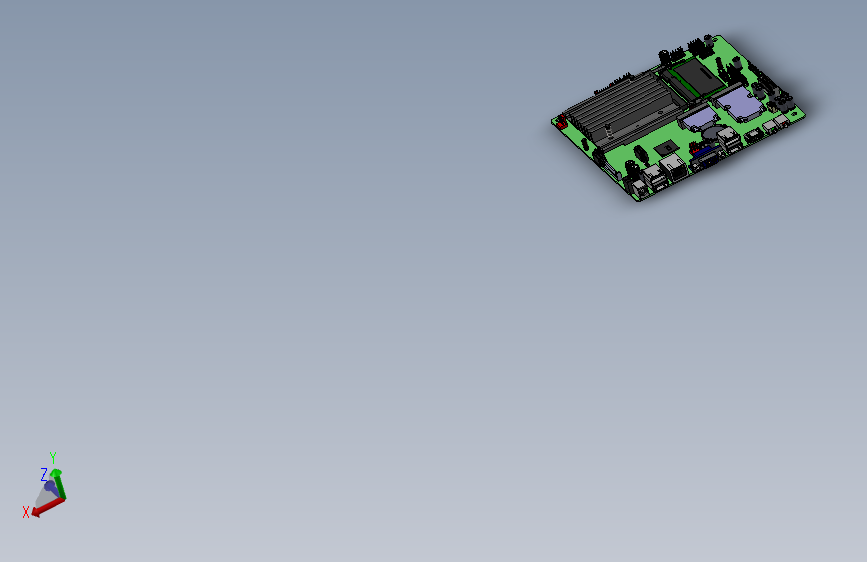 英特尔电脑主板设计模型=140664=20