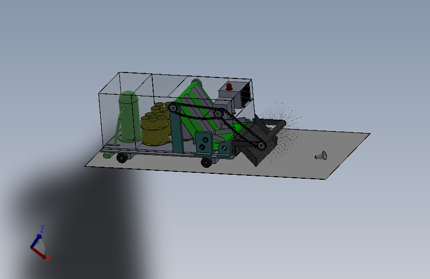 羽毛球场地清洁与捡球一体化设计=839898=500