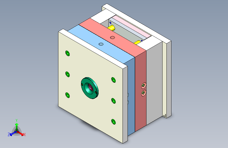 掌上宝游戏机下盖外壳注塑模具设计=922981=670