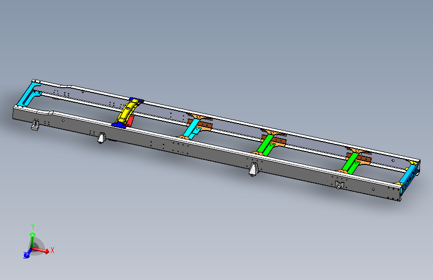 中型货车车架模型=561912=250