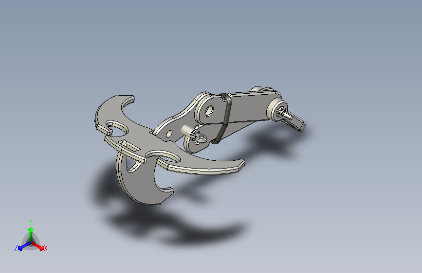 抓钩重力爪结构=742498=0