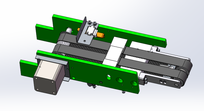 载玻片竖直上片滑道下片机构sw22可编辑