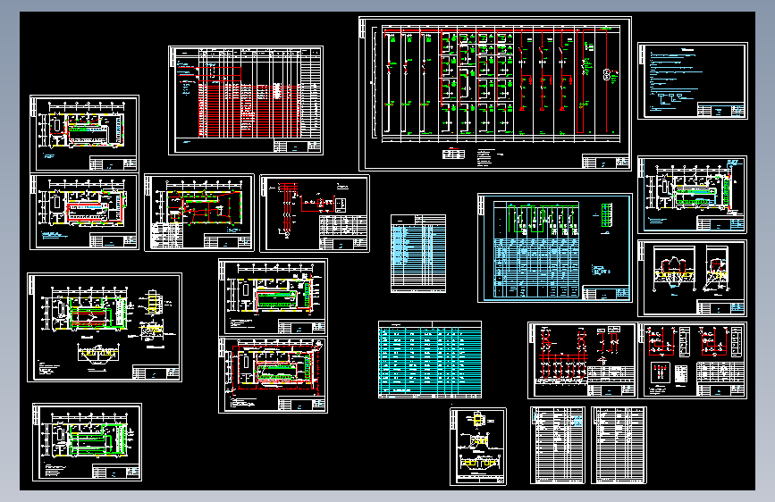 10KV高低压配电室设计图=484659=20