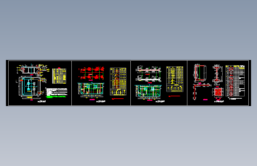 500立方矩形消防水池_蓄水池设计图纸=901207=50