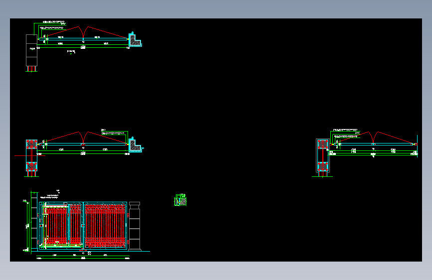 铁艺门施工图=599106=10