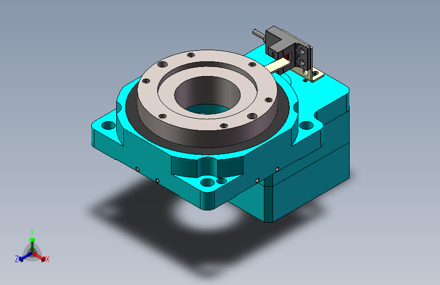新立盈MTN85中空旋转平台内部结构图