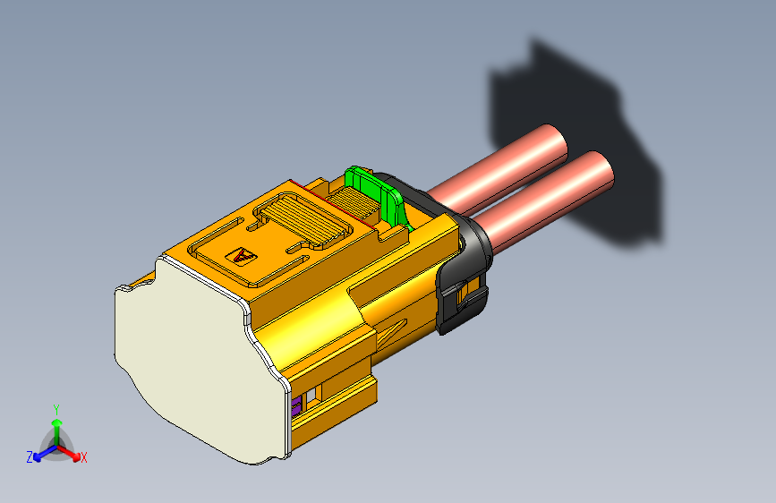 汽车两芯280高压连接器插头=1450093=200