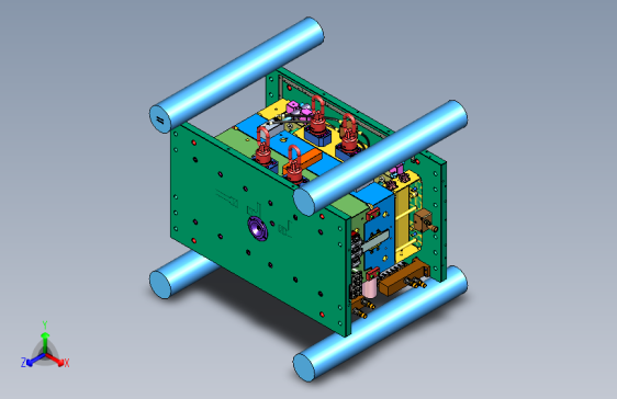 某新能源车前置导流板塑胶模具