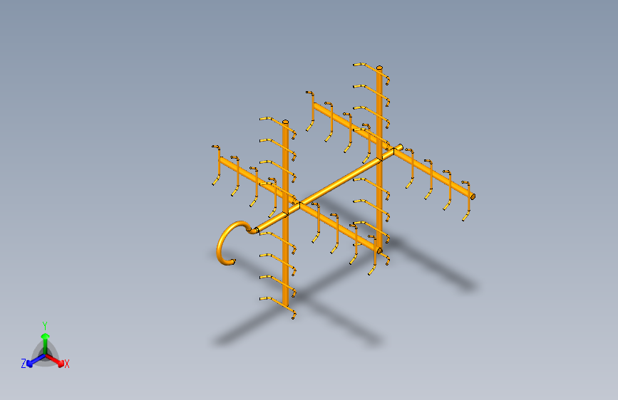 抛丸挂具数模=1292111=50