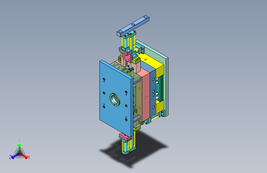 弯管180度模具图3D=760403=0