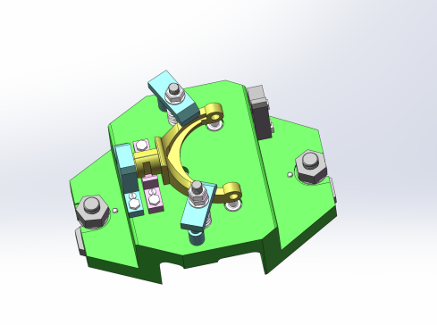 离合器接合叉[结合叉]加工工艺及铣叉口端面夹具设计【含三维SW】