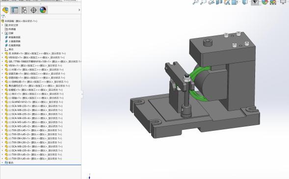 离合器接合叉[结合叉]加工工艺及钻2-φ9孔夹具设计【含三维SW】