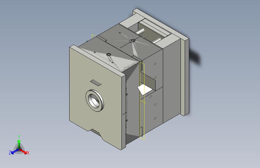 汽车小灯模具图